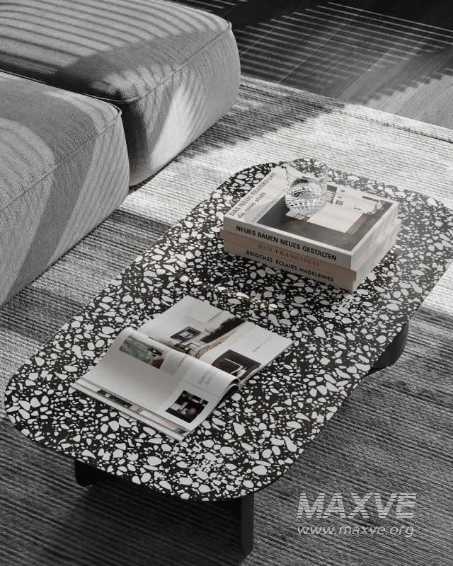 Modern living room and dining room interior scene - Image 5