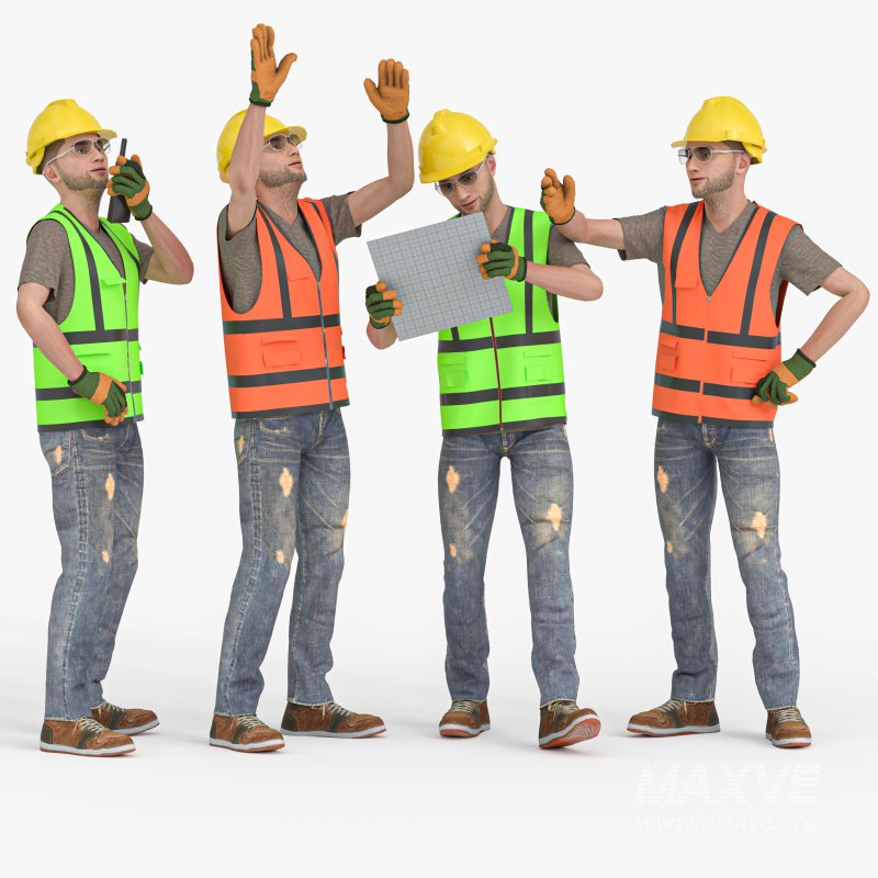 Construction Engineer 04 pose - Image 3