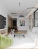 Modern living room and dining room interior scene - Thumbnail 3