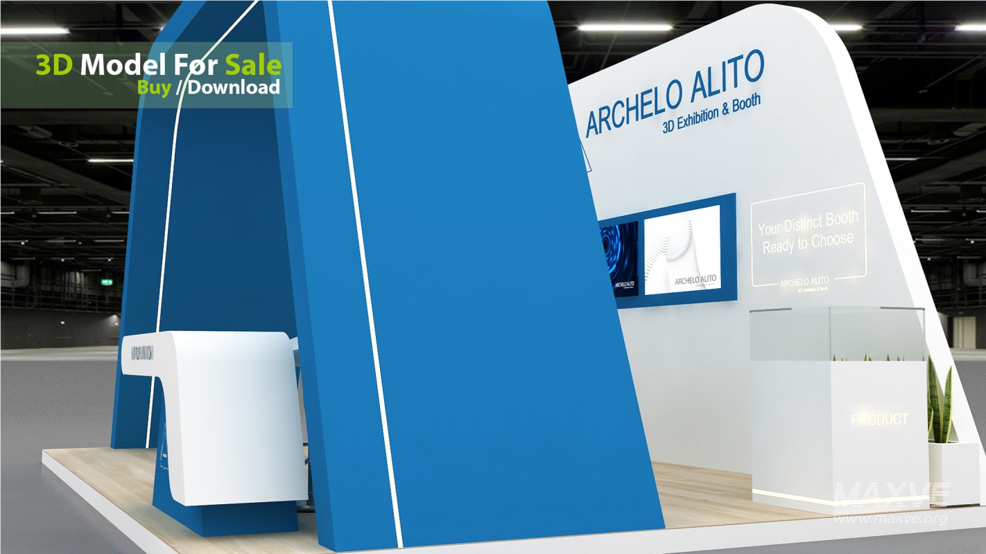 exhibition 3d model - Image 2