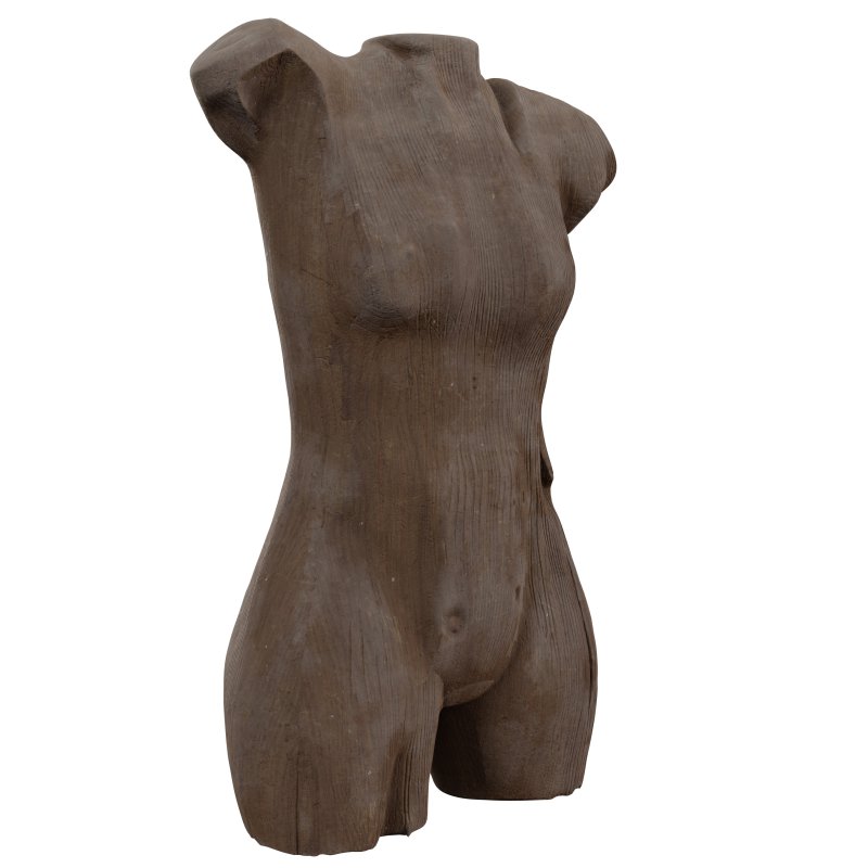 Wooden Man Body Statue - Image 1