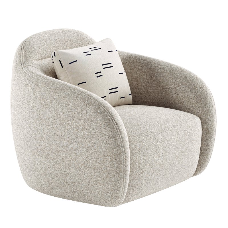 Ismo Swivel Lounge Chair - Image 4