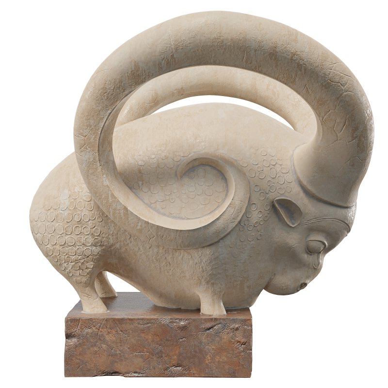 Wild Goat_Statue 21 - Image 4
