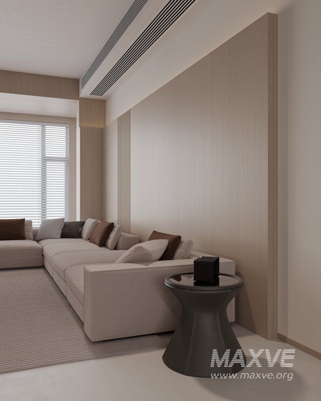 Modern living room and dining room interior scene - Image 5