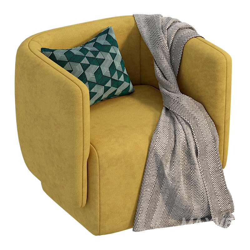 Linus Upholstered Armchair - Image 7