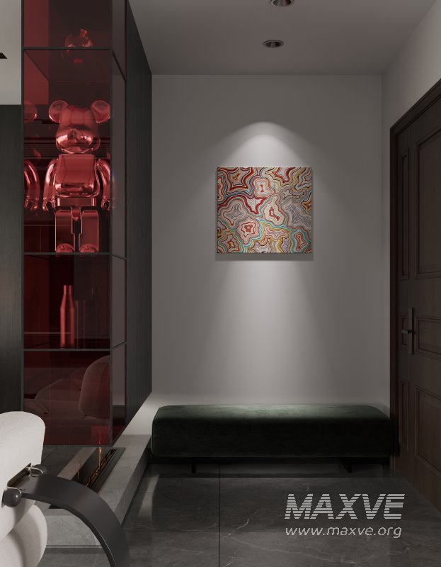 Modern living room and dining room interior scene - Image 5