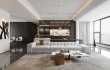 Modern living room and dining room interior scene - Thumbnail 2