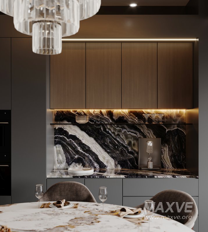 Luxurious living room and dining room - Image 7