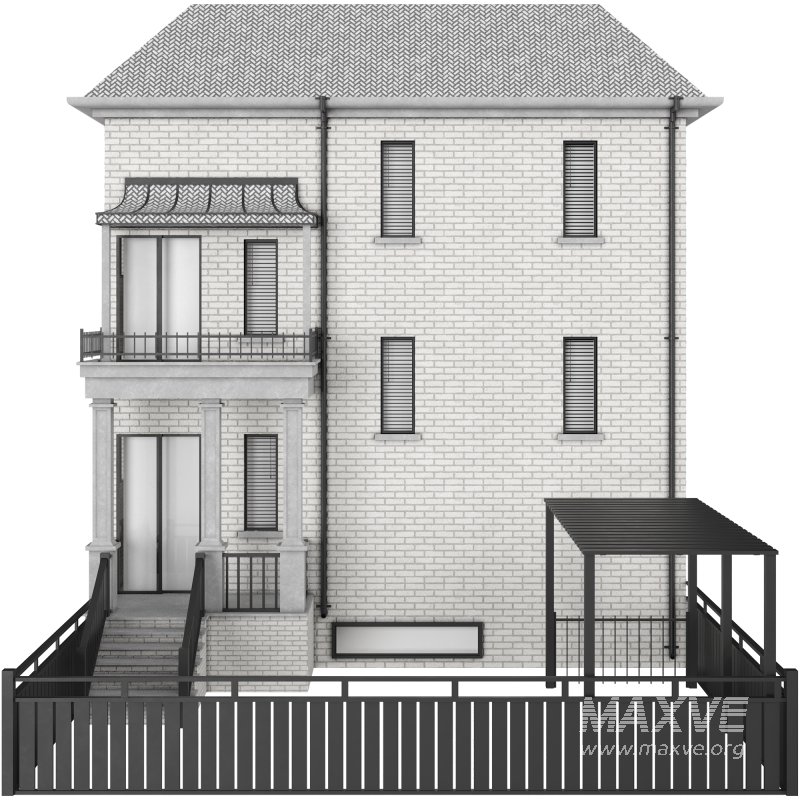 brick house with a pitched roof 03 - Image 3