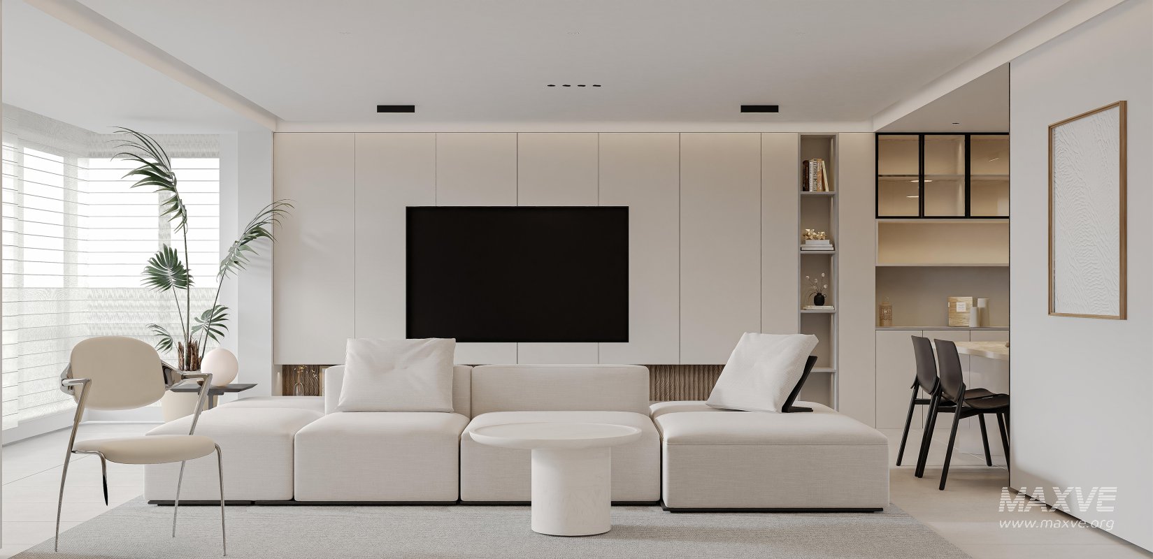 living room dining room kitchen - Image 1