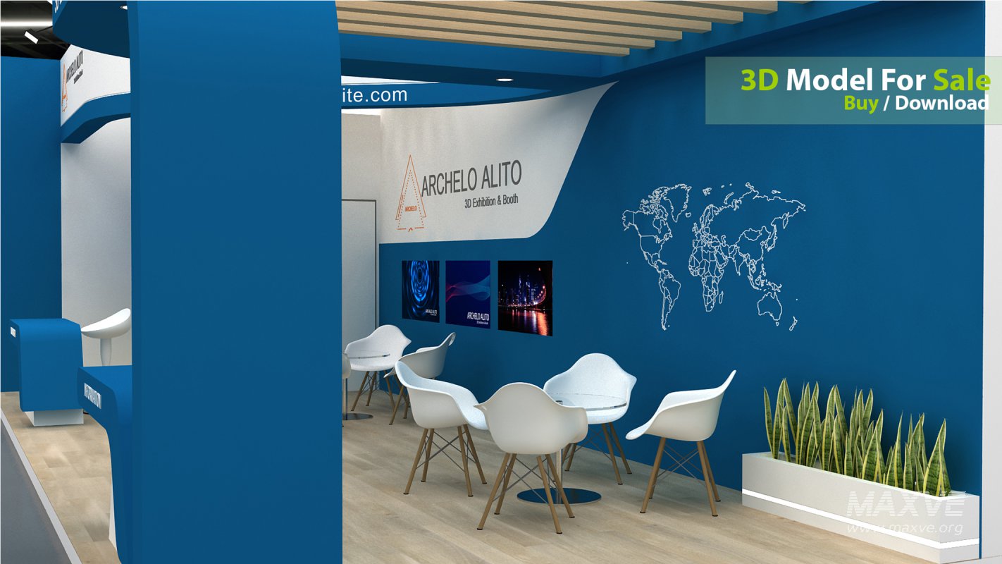 exhibition 3d model - Image 5