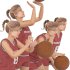 Basketball Woman in 04 poses - Thumbnail 4
