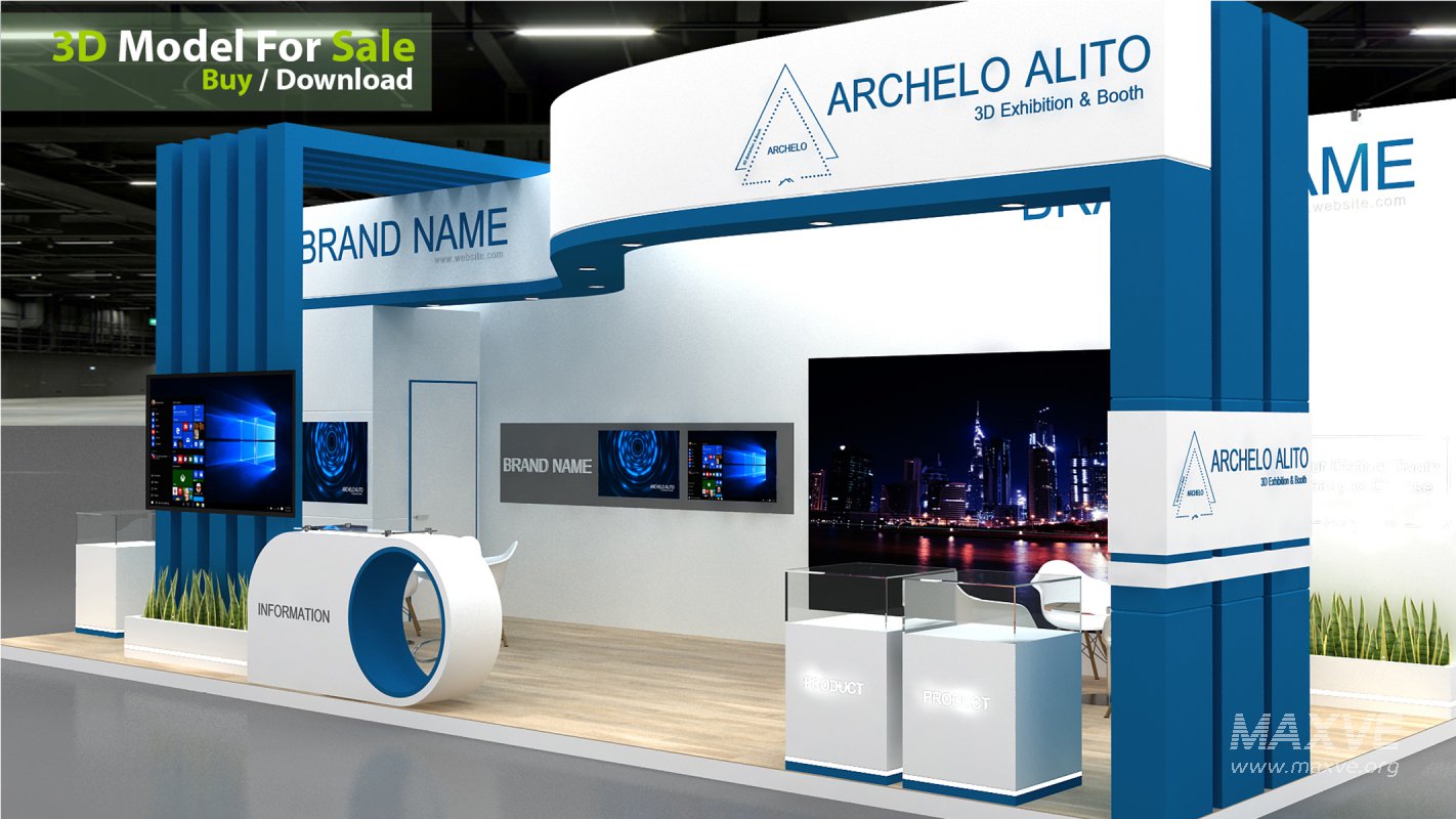 3D Exhibition Booth Model - Image 5