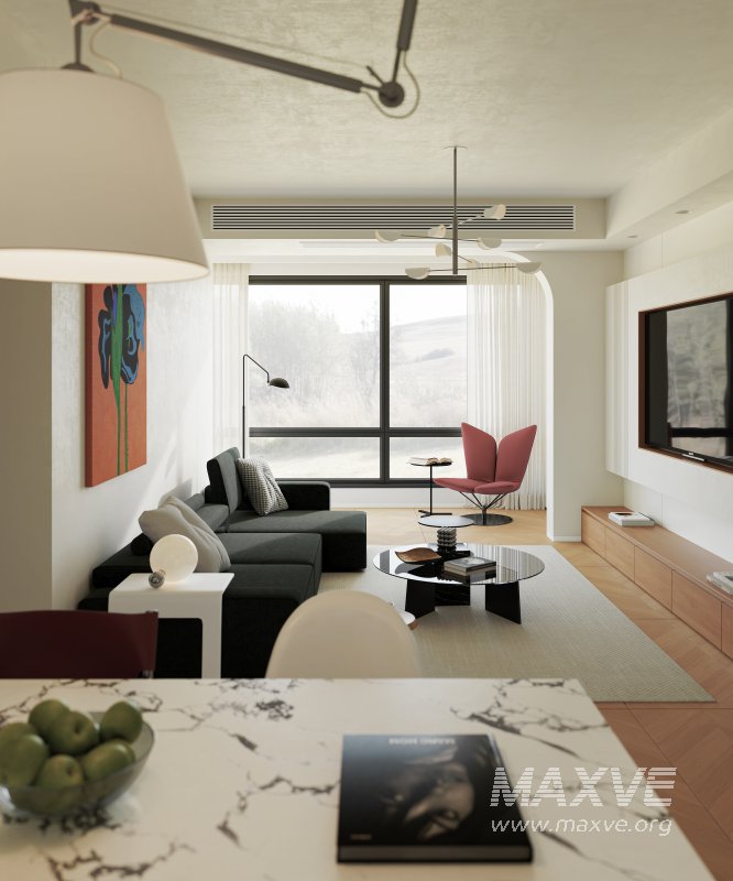 Modern living and dining room - Image 1