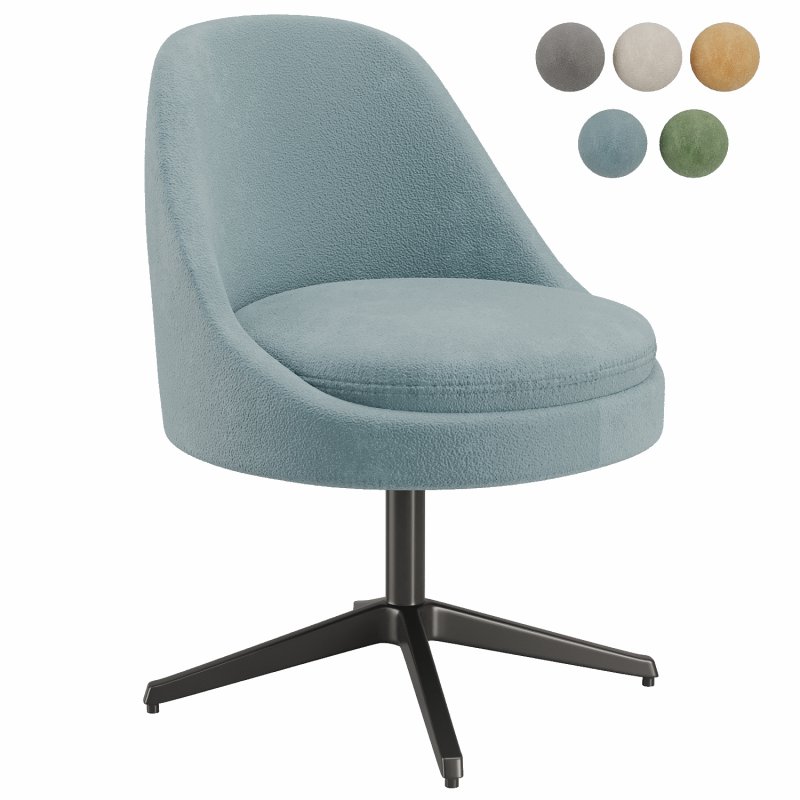 Cielo Desk Chair Alabaster - Image 5