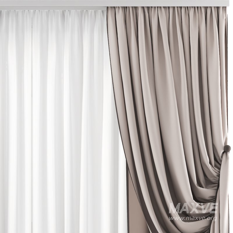 Silk and Cotton Curtain Set 79 - Image 4