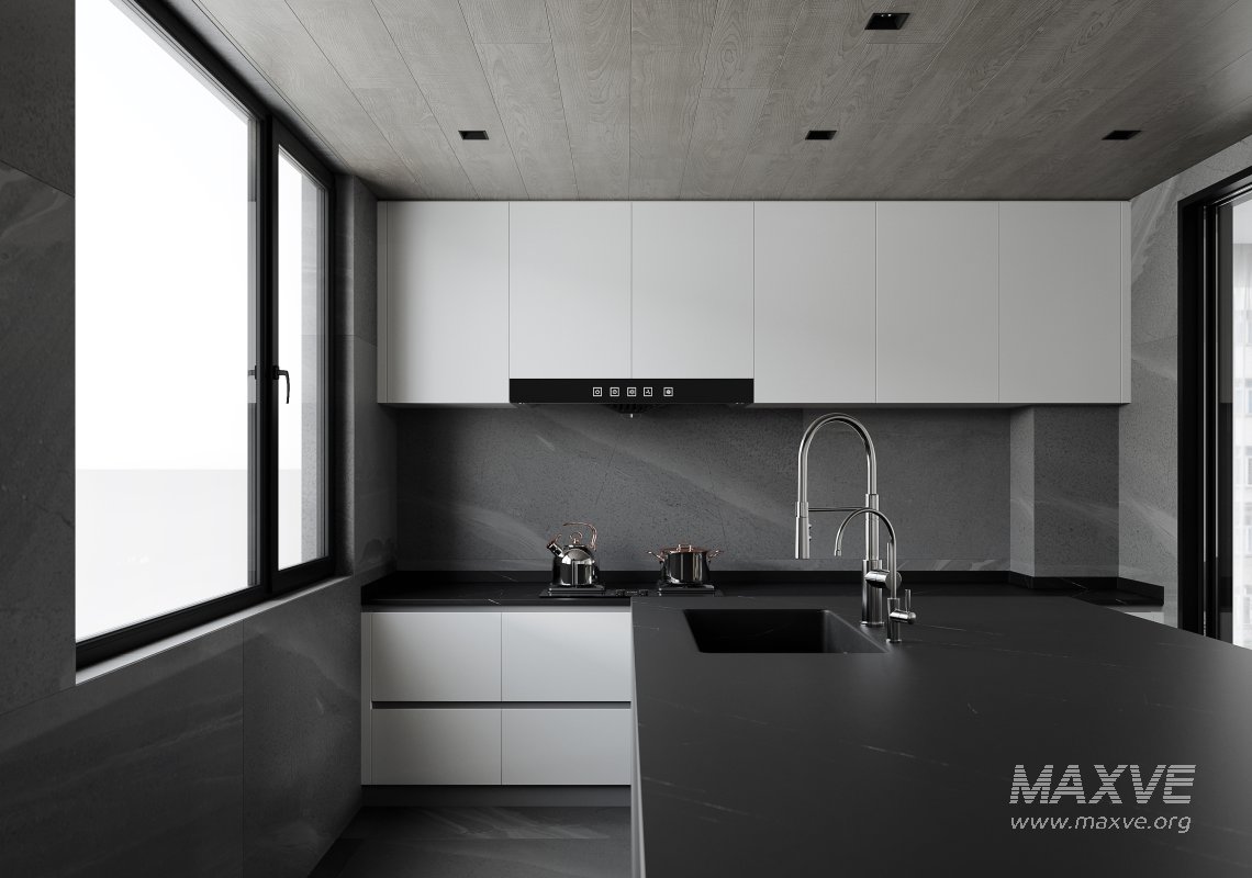 Modern living room and dining room interior scene - Image 5