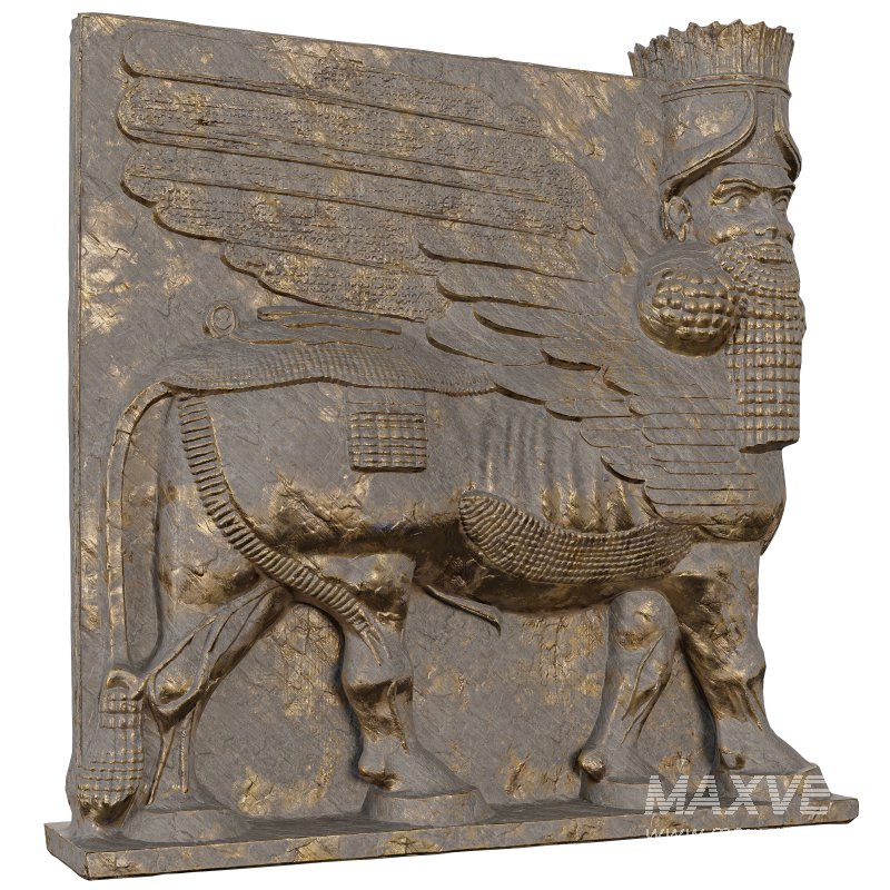 Persian Ancient Assyrian Lamassu Stone - Image 4