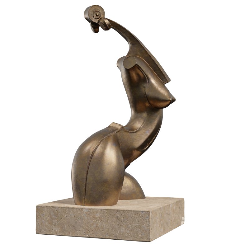 Antique cppper statue - Image 4