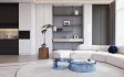 Modern living room and dining room interior scene - Thumbnail 3