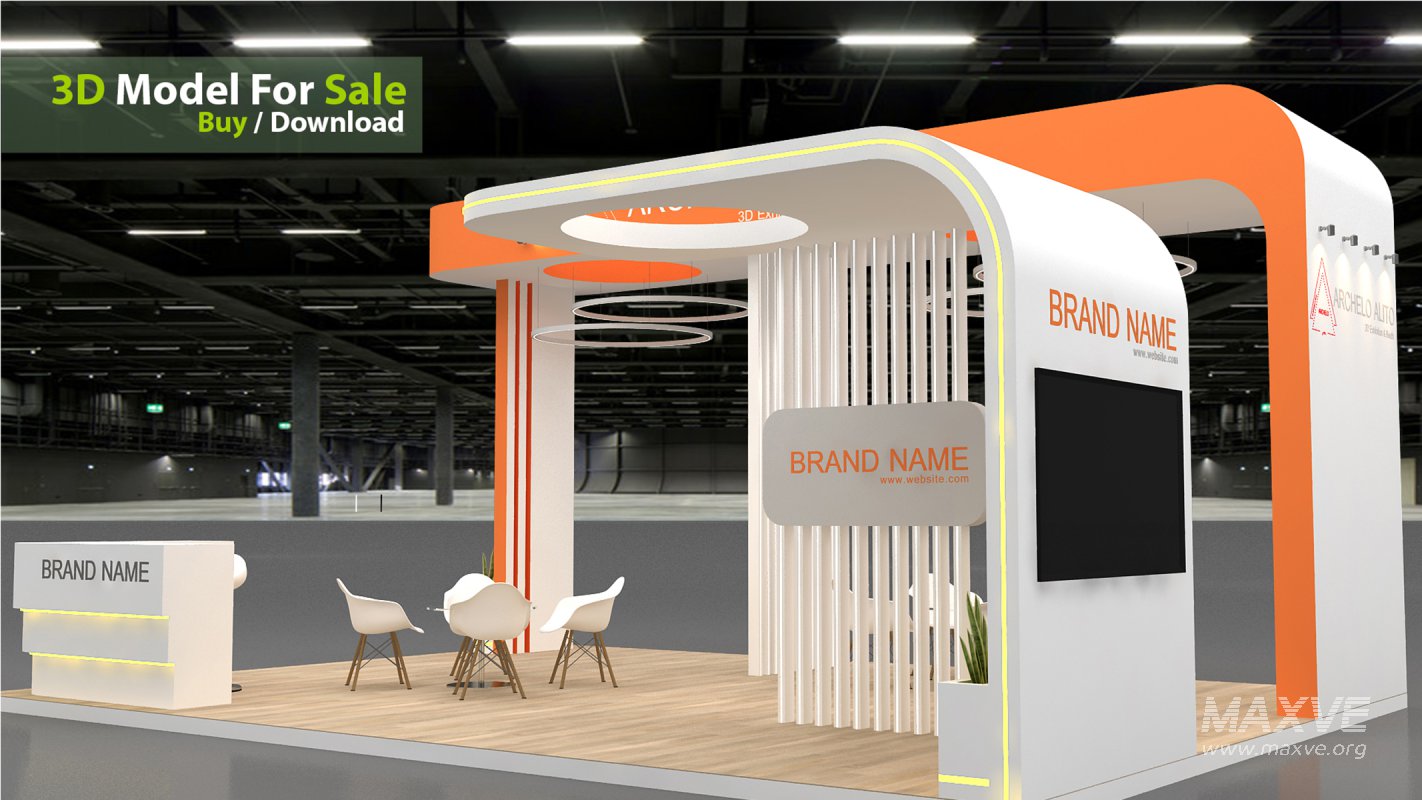 exhibition 3d model - Image 6