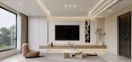 Modern living room and dining room interior scene - Thumbnail 2