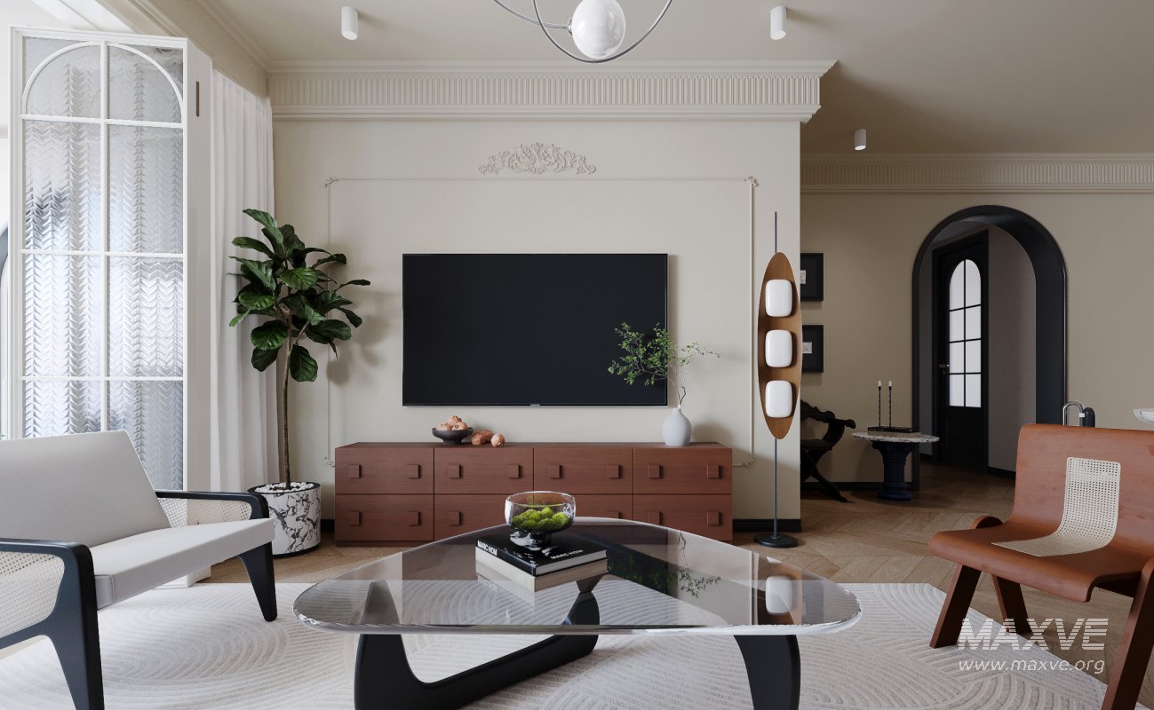 Eclectic living and dining room - Image 5