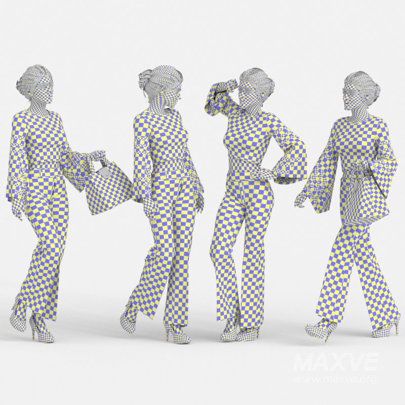 Fashion Woman 04 Poses - Image 5