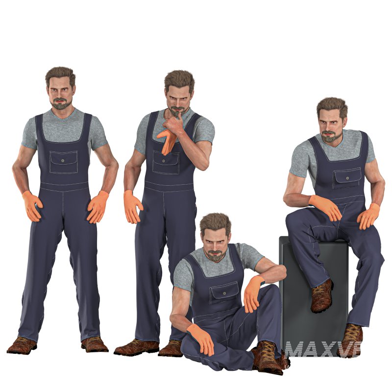 Mechanic Industrial Man Worker - Image 4