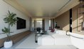 Modern living room and dining room interior scene - Thumbnail 1