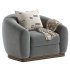 Marlowe Grey Lounge Chair - Thumbnail 3