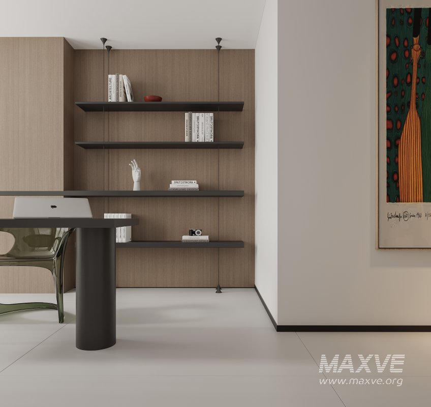 Modern living room and dining room interior scene - Image 4