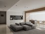 Modern living room and dining room interior scene - Thumbnail 5