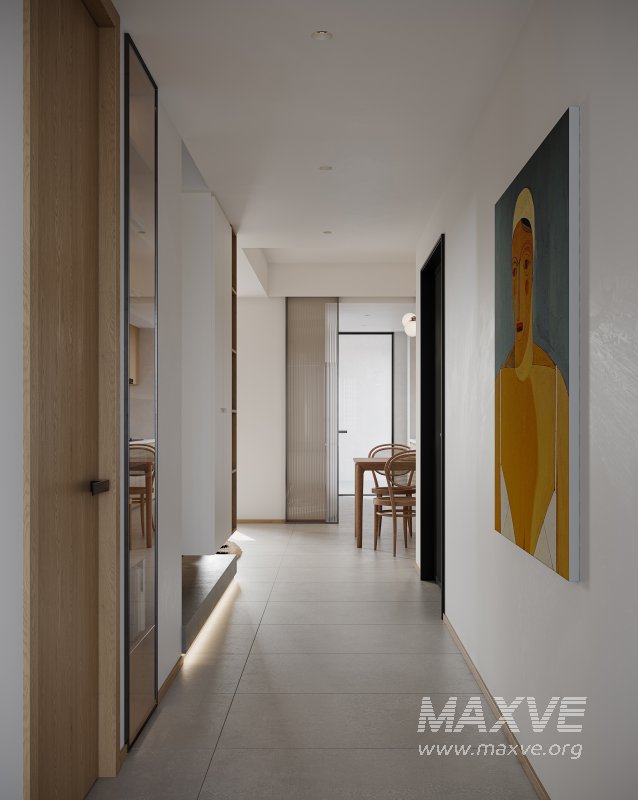 Modern living room and dining room interior scene - Image 5