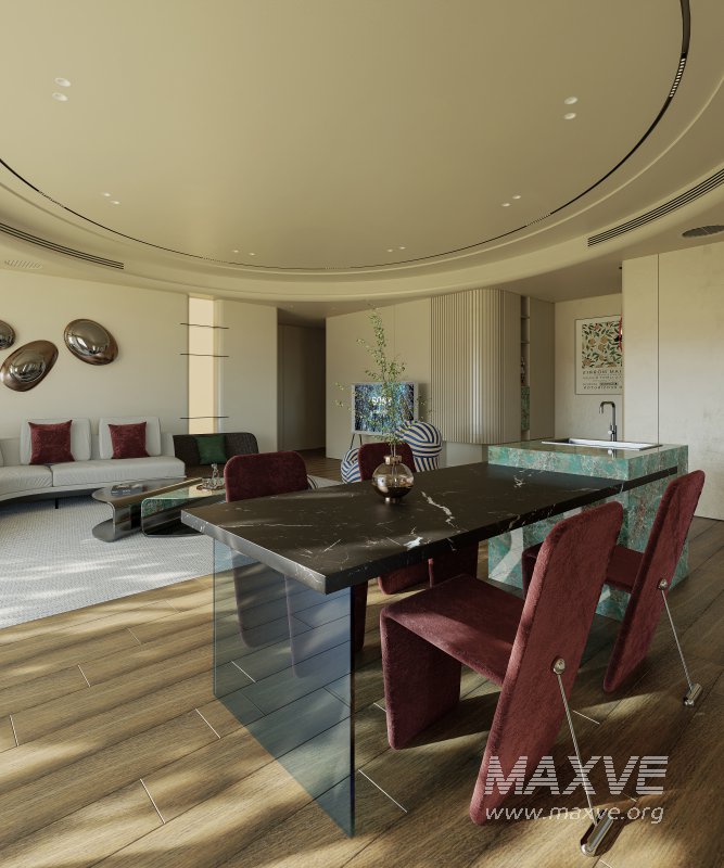 Modern living and dining room - Image 5