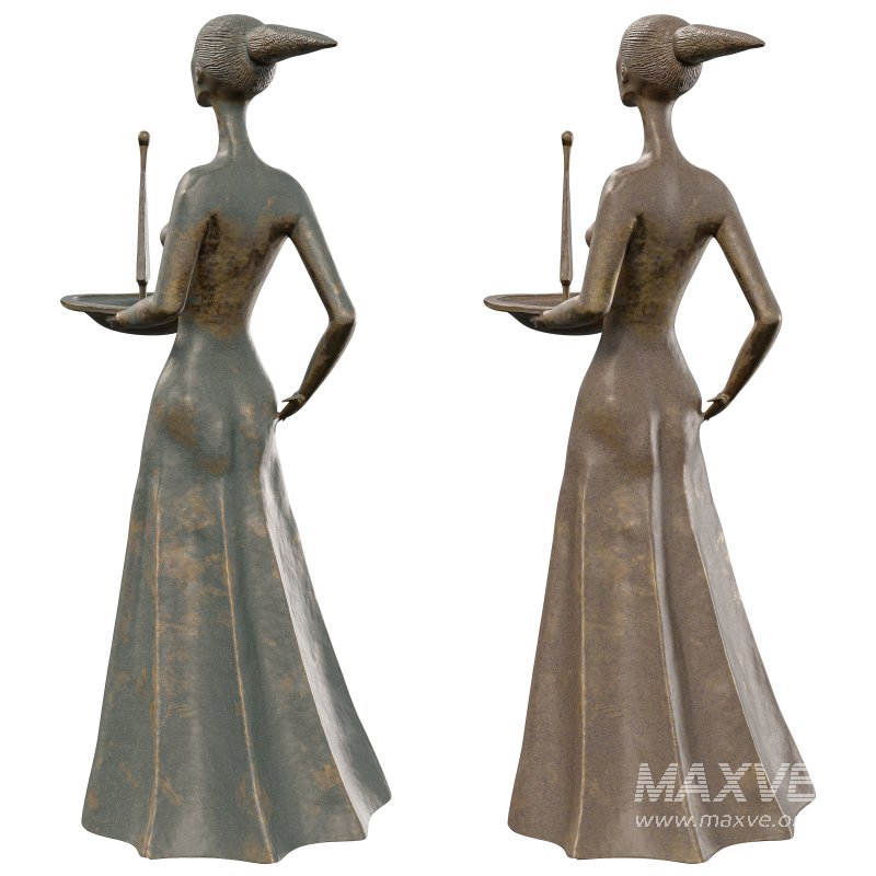 Balance of Life Abstract Female with Sailboat - Image 3