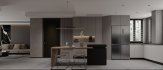 Modern living room and dining room interior scene - Thumbnail 3