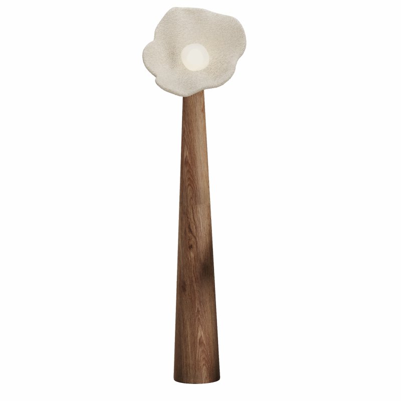 Plaster Petal Floor Lamp - Image 7