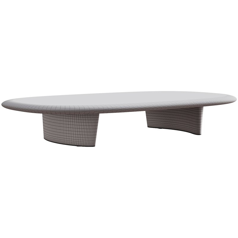Anish wood coffee table by minotti - Image 3