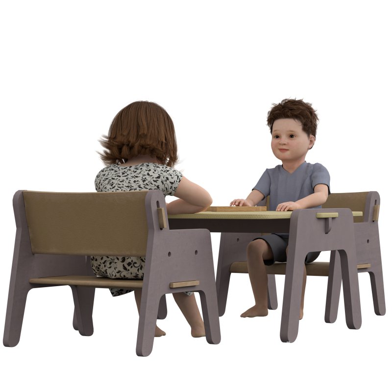 kids playing on the tabel - Image 5