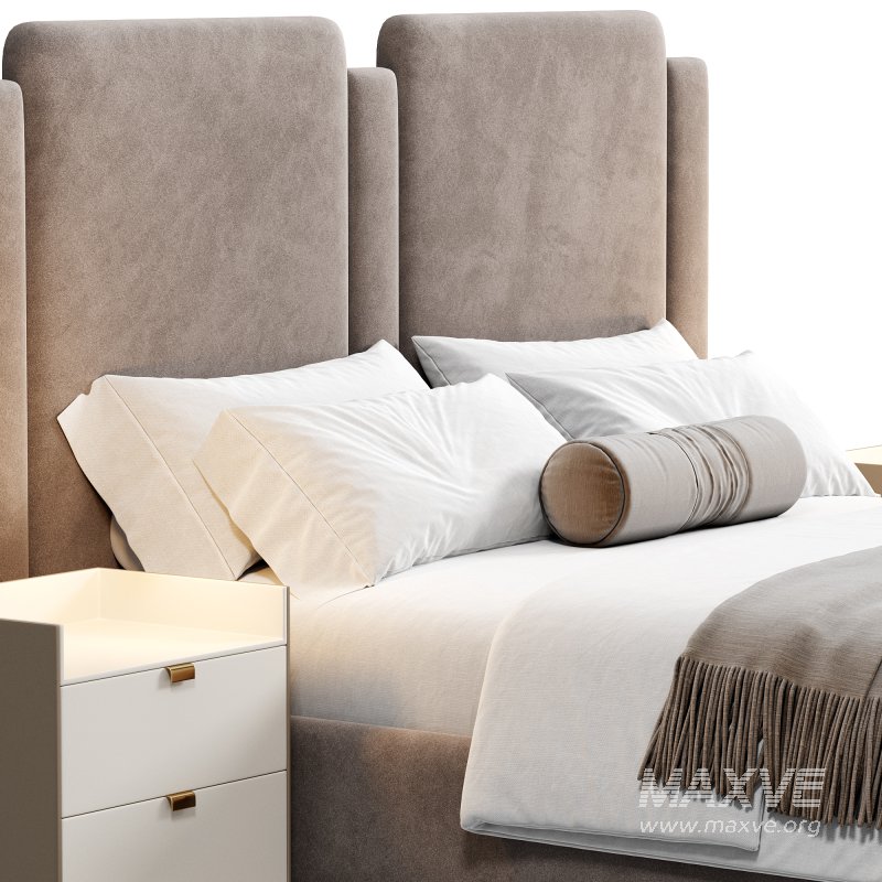 Soft wall panels Palace Bed by wallandwall - Image 4