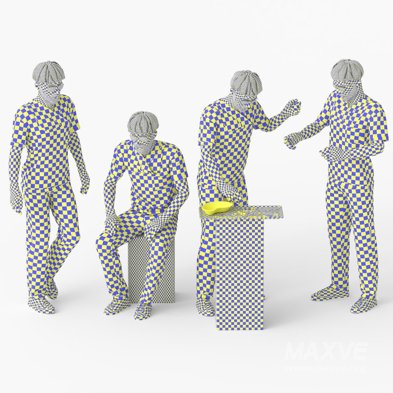 Doctor surgeon 04 poses - Image 5