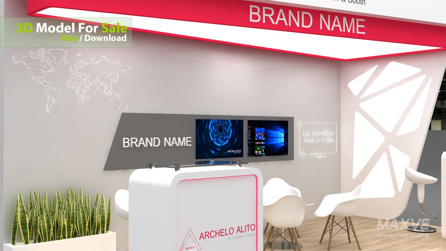 3D Stand Booth Model - Image 6