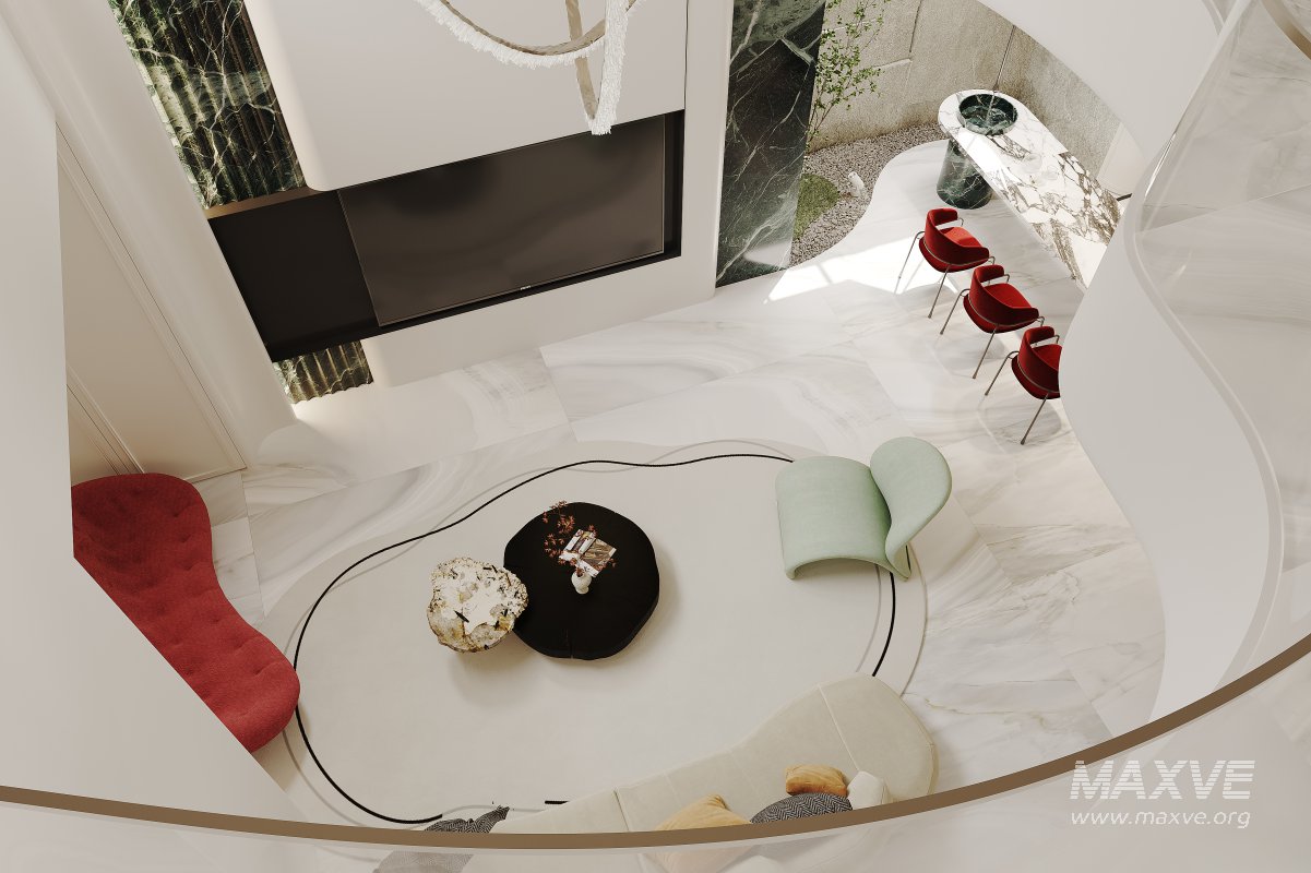 Luxury villa interior and courtyard - Image 11