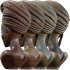 Elegant Braided Bust Sculpture - Thumbnail 4