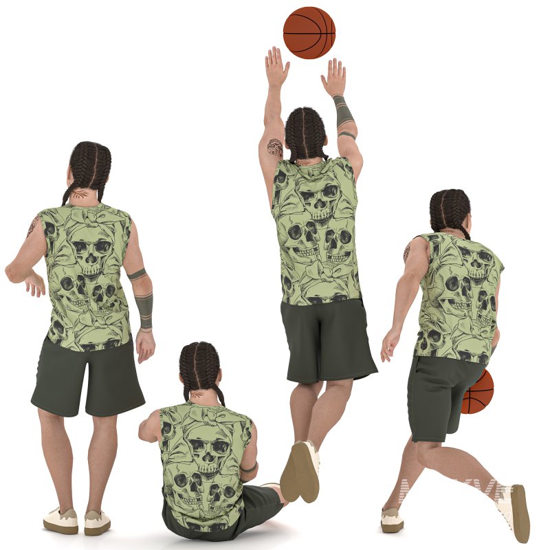 Street Boy With Sport Wear 04 Poses - Image 2