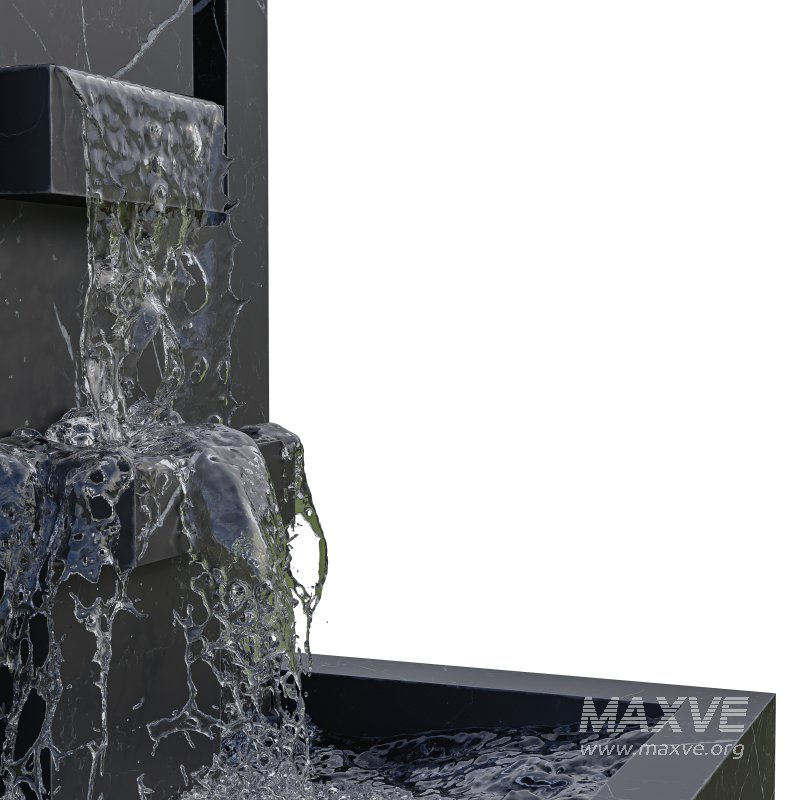 Modern Black Fountain - Image 5