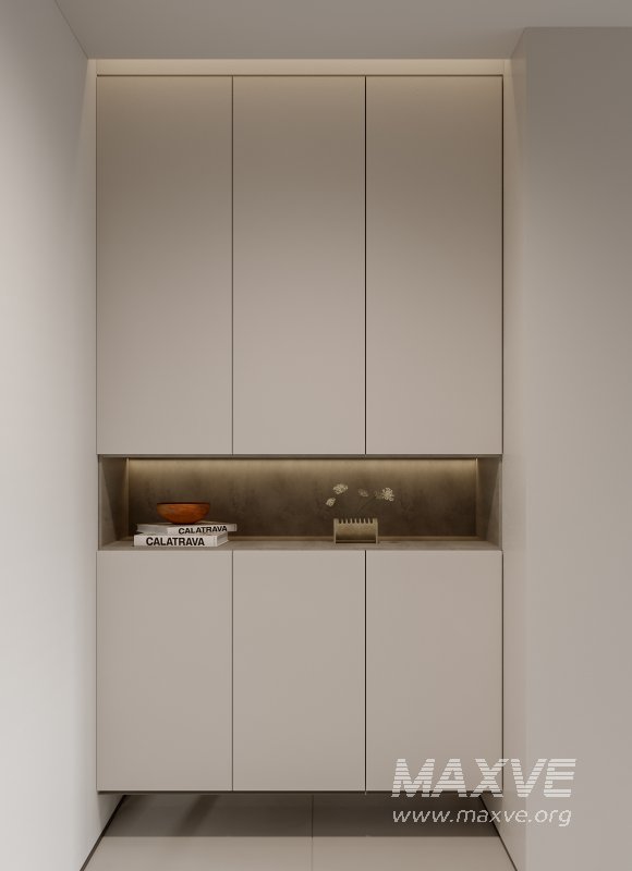 Modern living room and dining room bedroom interior scene - Image 4