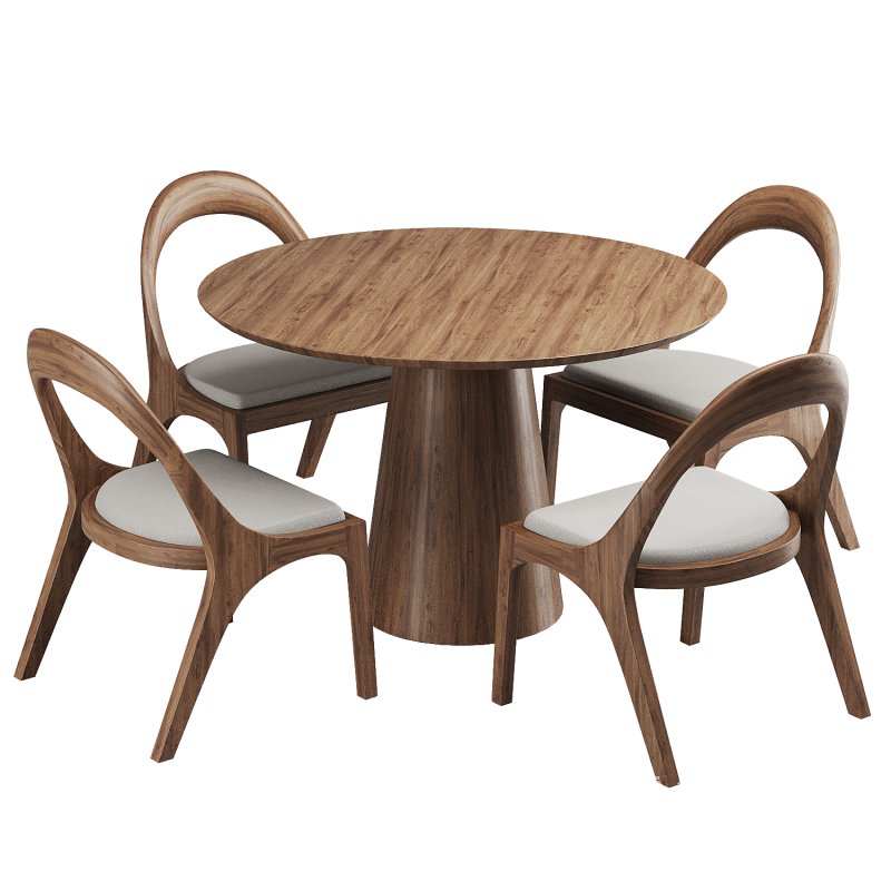 Dinning chair and table302 - Image 5