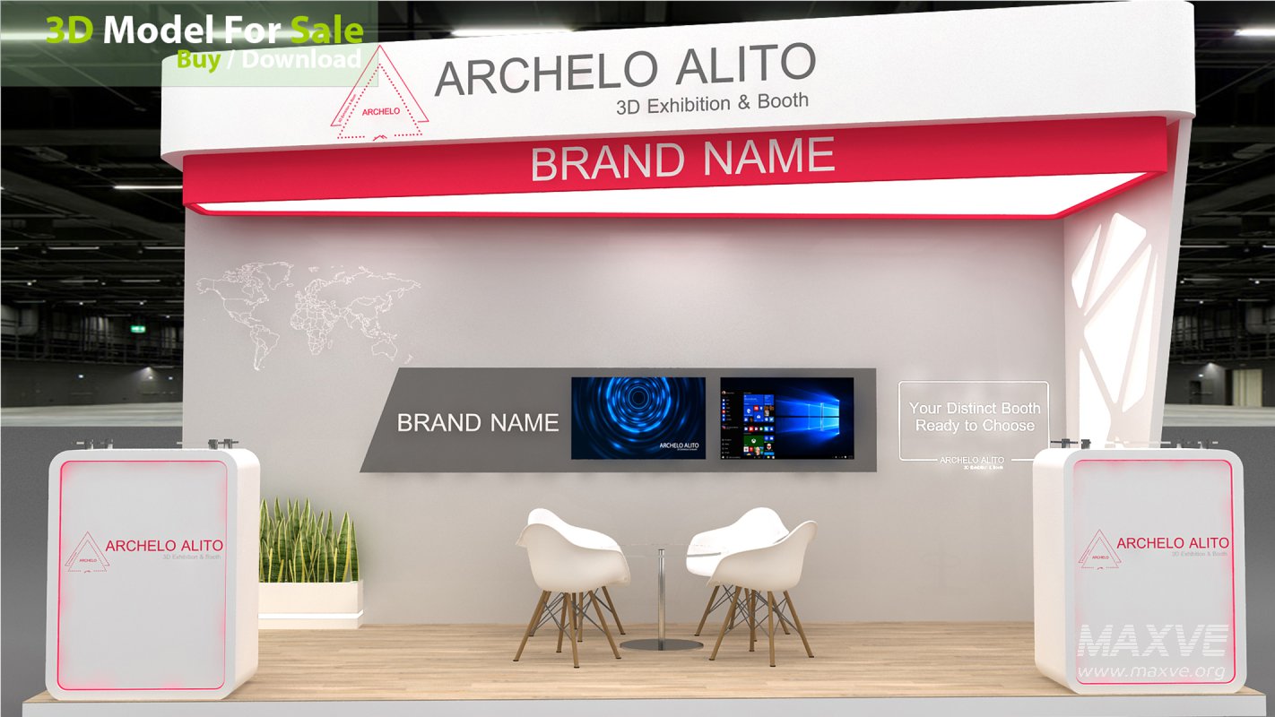 3D Stand Booth Model - Image 5